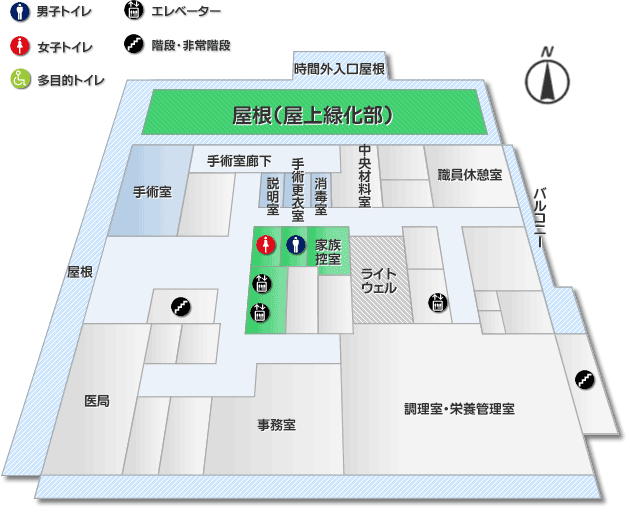 フロアマップ２階