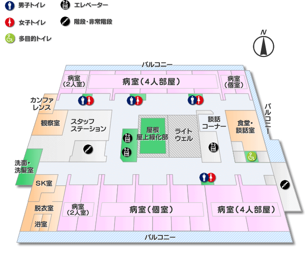 フロアマップ３階
