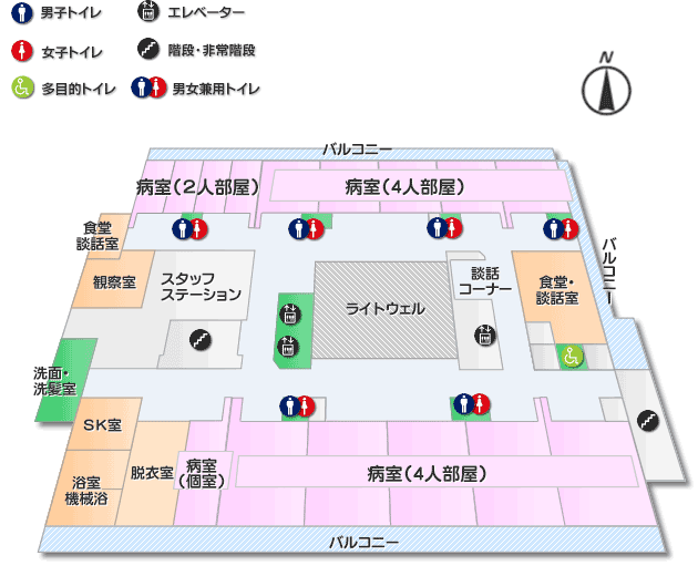 フロアマップ５階