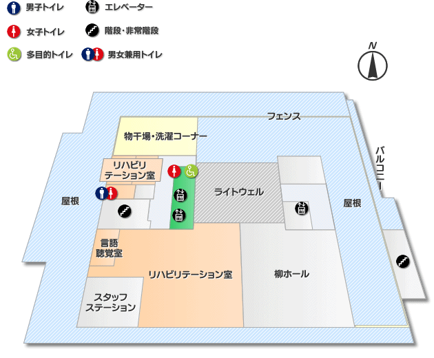 フロアマップ６階